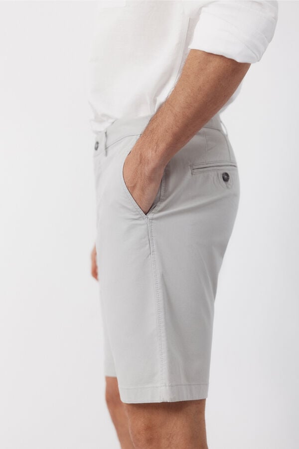 Cortefiel Chino Bermuda shorts Grey