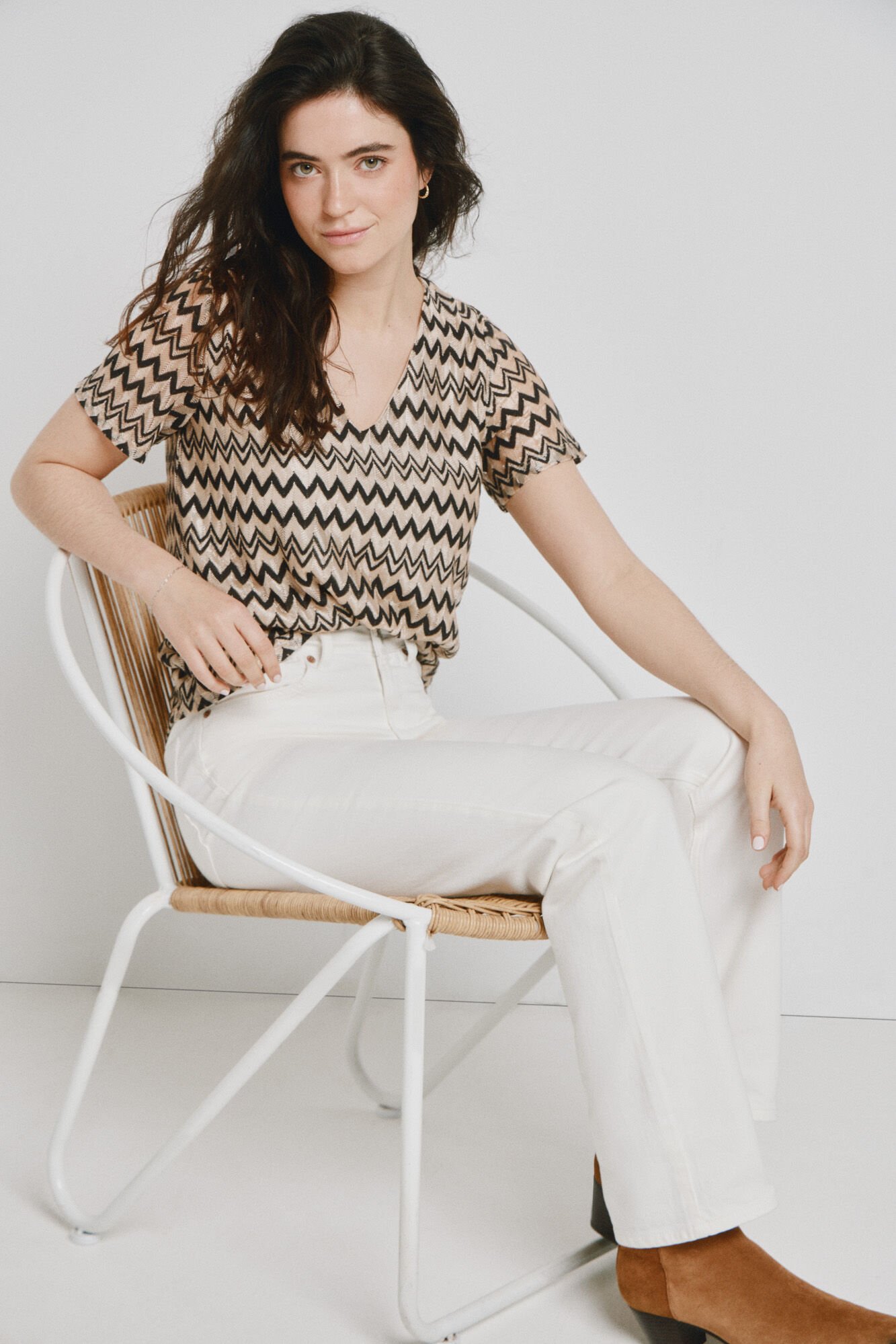 Vero Moda Top de manga curta