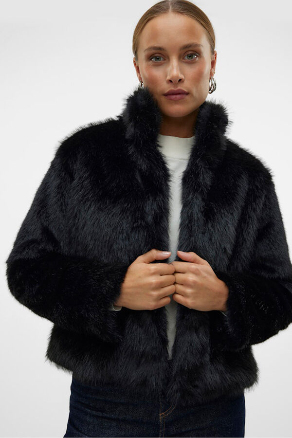 Vero Moda Casaco com efeito de sobretudo Preto