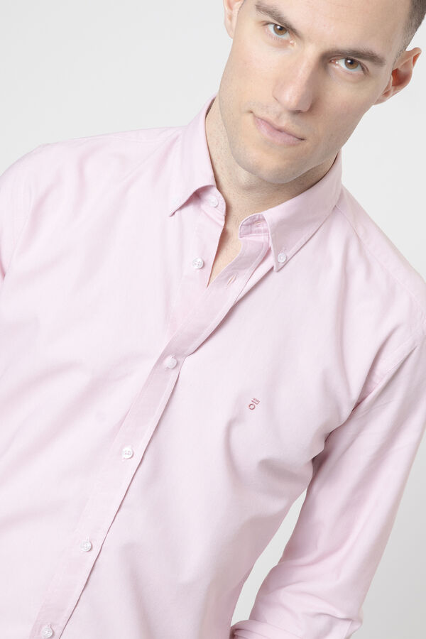 PuroEGO Camisa oxford em algod&atilde;o Subiu