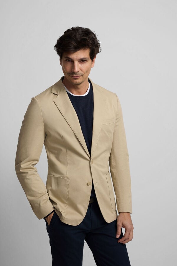 Silbon Blazer casual Tostado