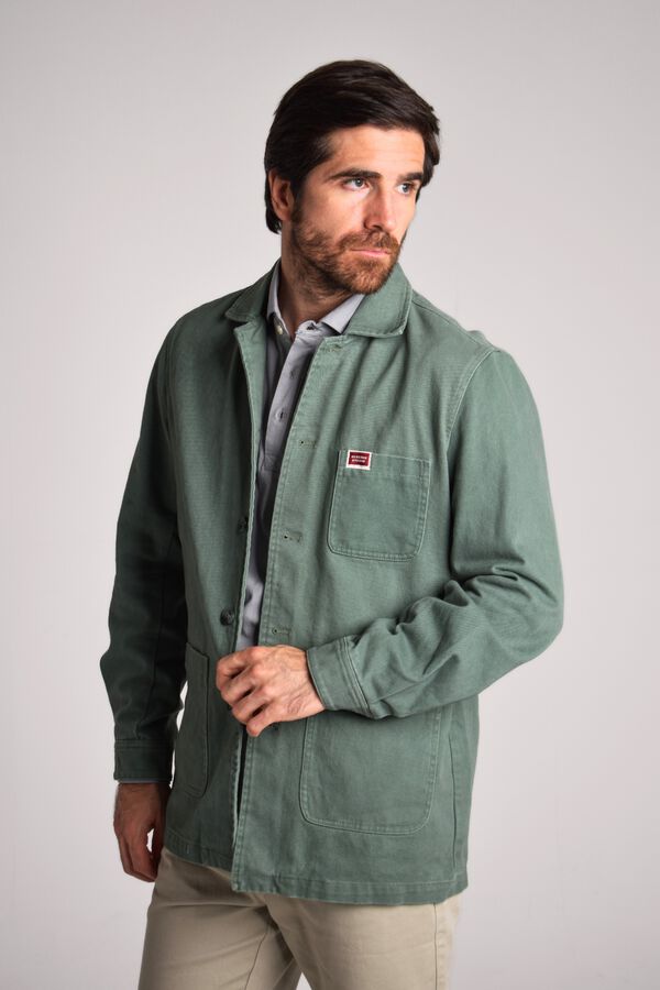 Cloking Casaco Denim Verde