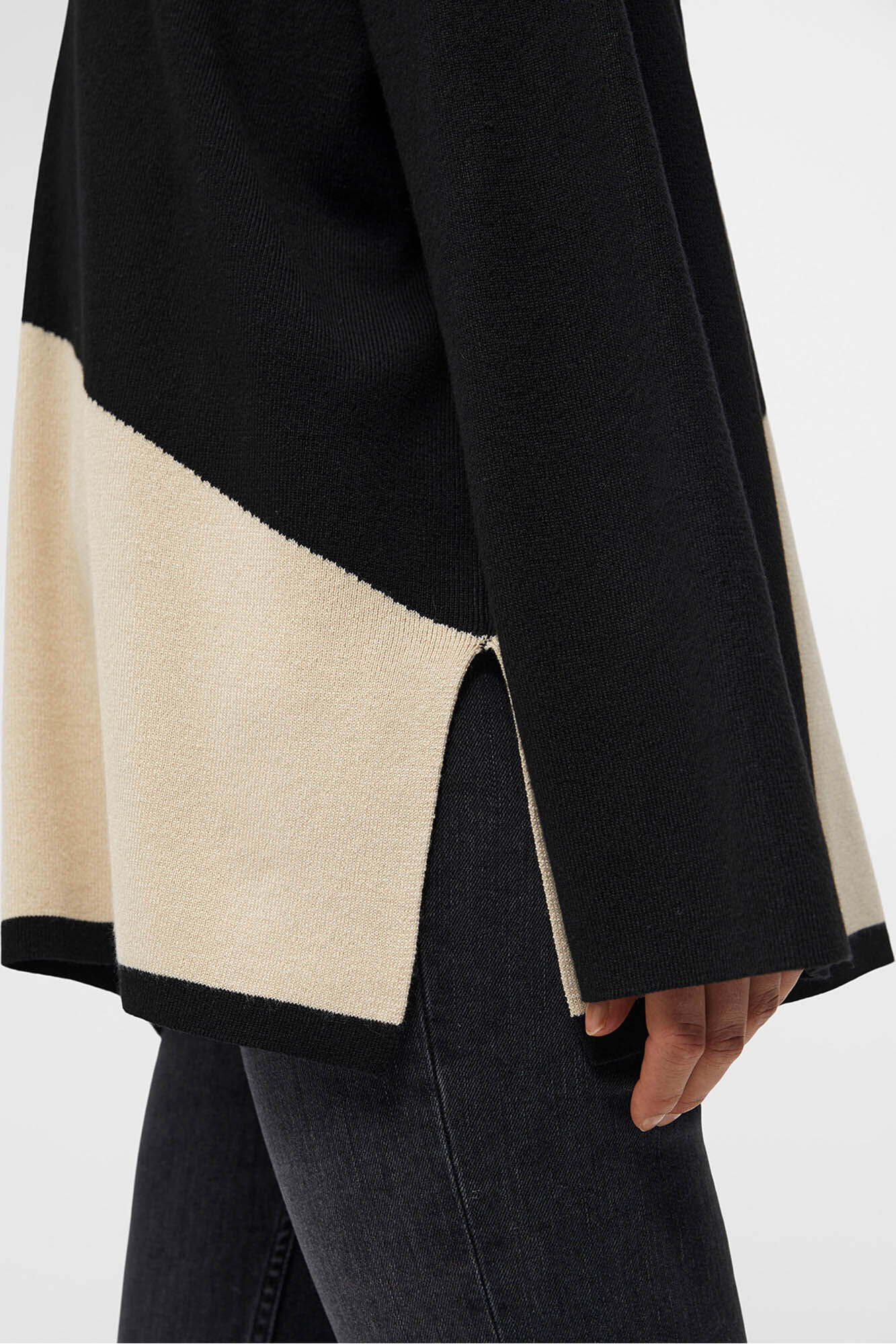 Object Jersey bicolor amplio