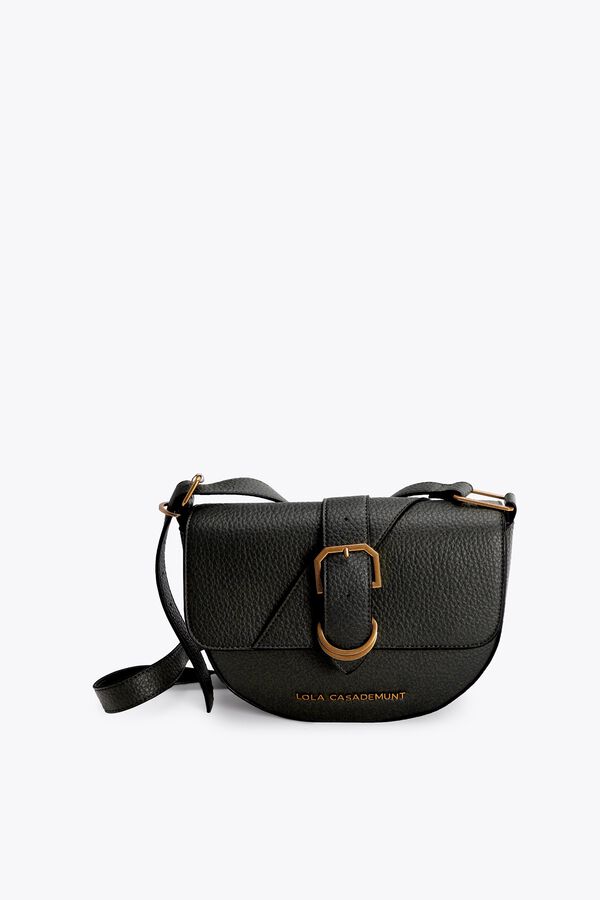 Lola Casademunt Crossbody bag with belt detail Black