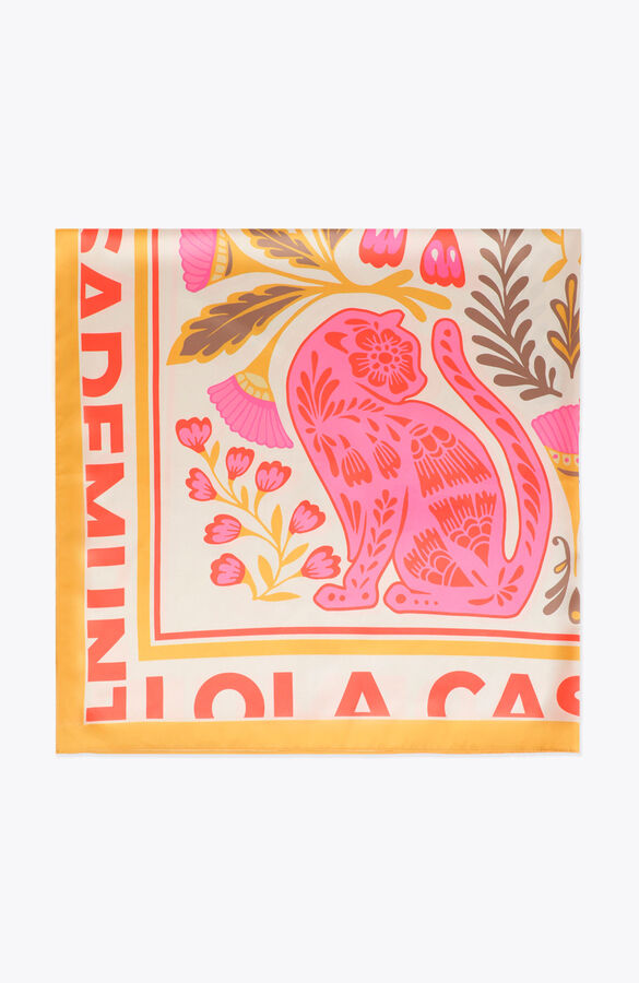 Lola Casademunt Len&ccedil;o acetinado Amarelo