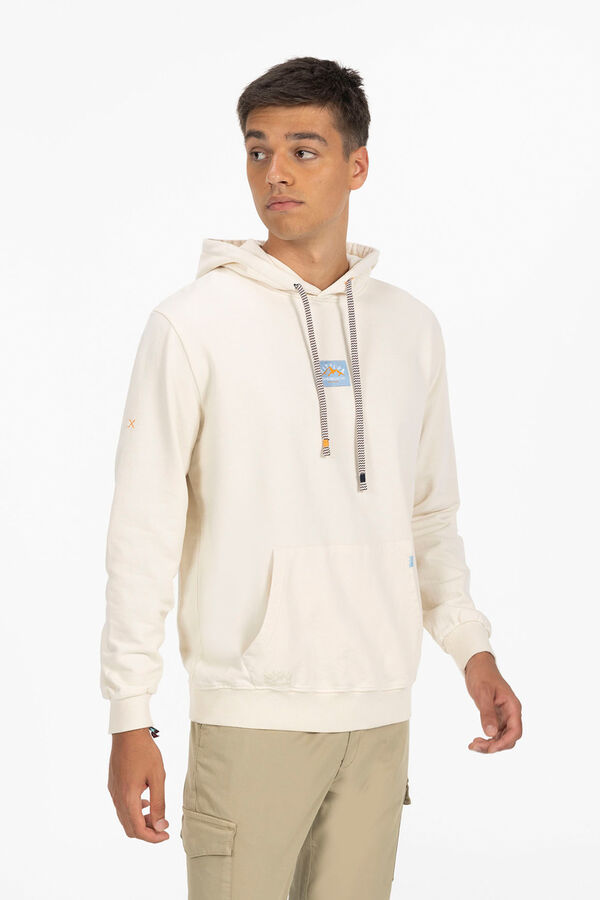 elPulpo Sweatshirt com capuz Mountain  Ecru