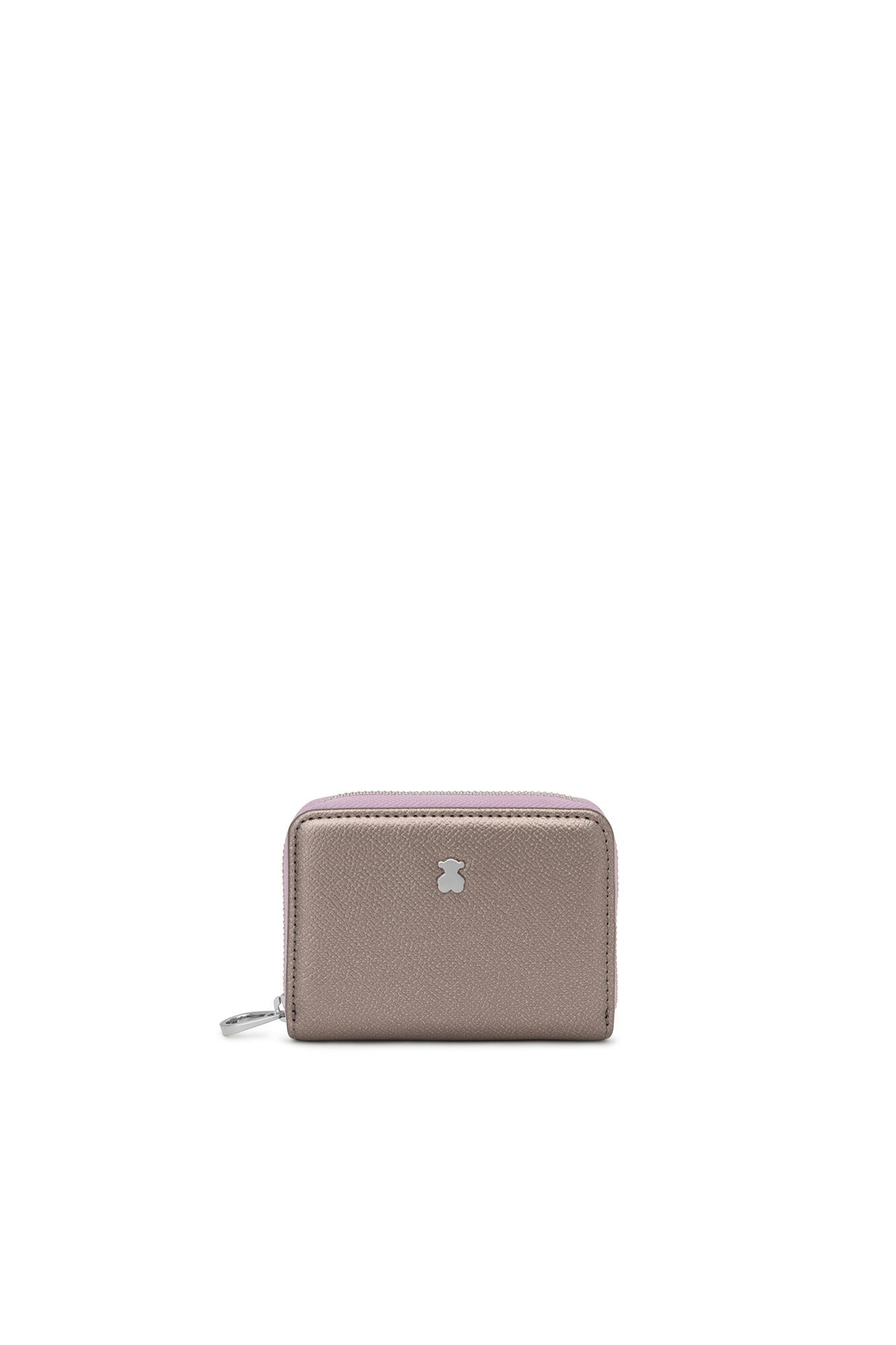 Tous Monedero plateado New Dubai Saffiano