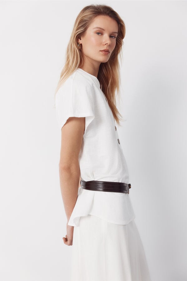 Cortefiel Comfortable blouse White