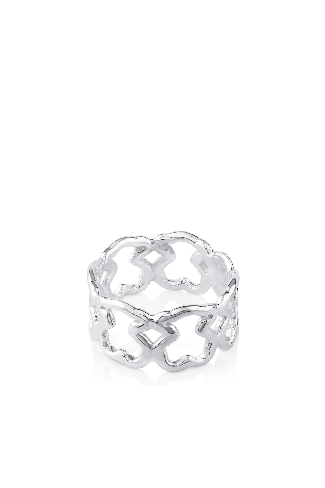 Anillo de plata motivos oso New Carrusel Complementos de mujer