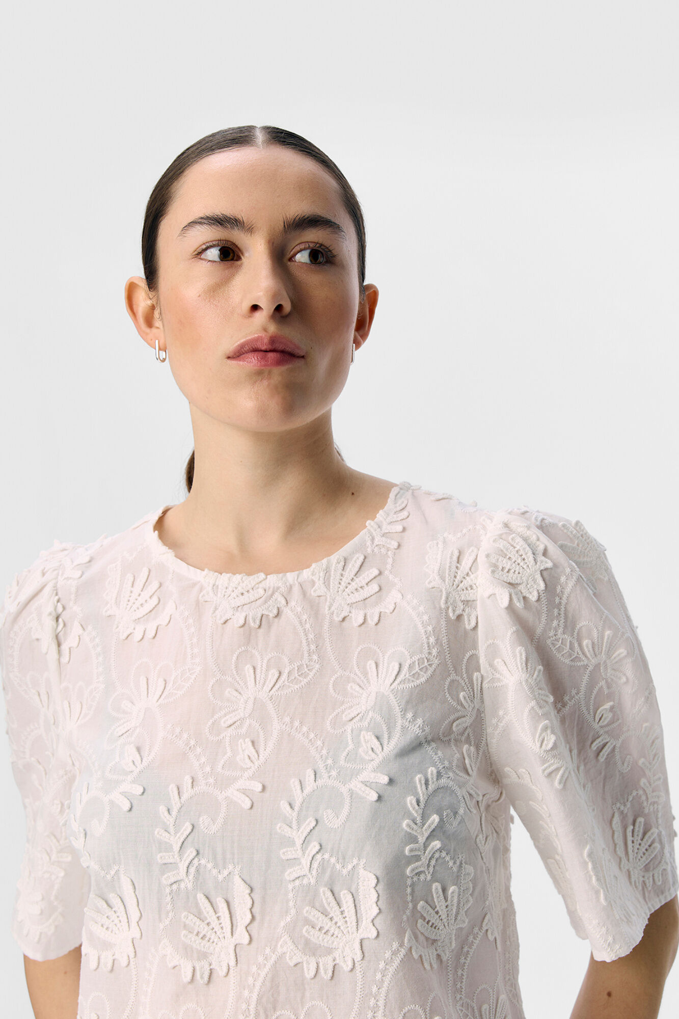 Object Blusa tejido bordado