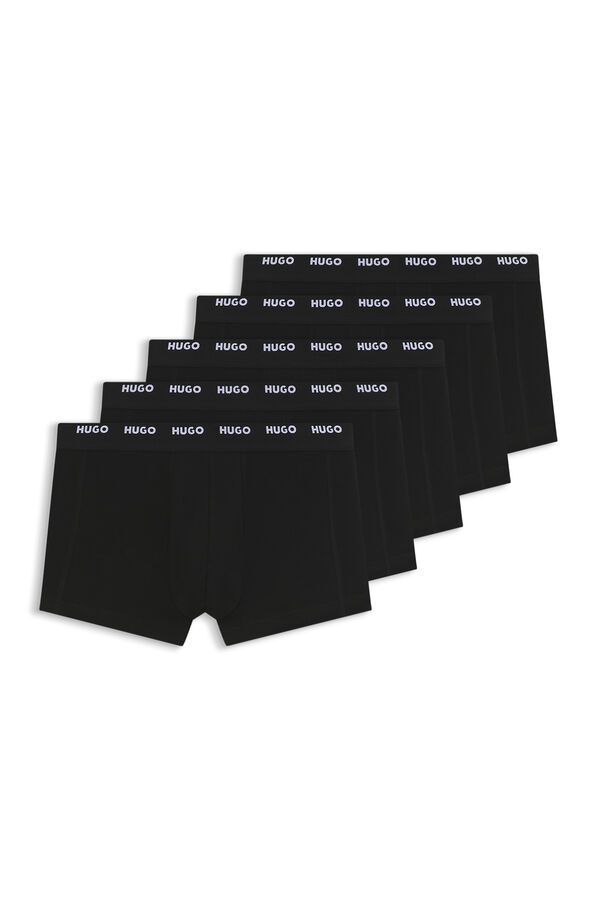 HUGO Pacote com 5 boxers Preto