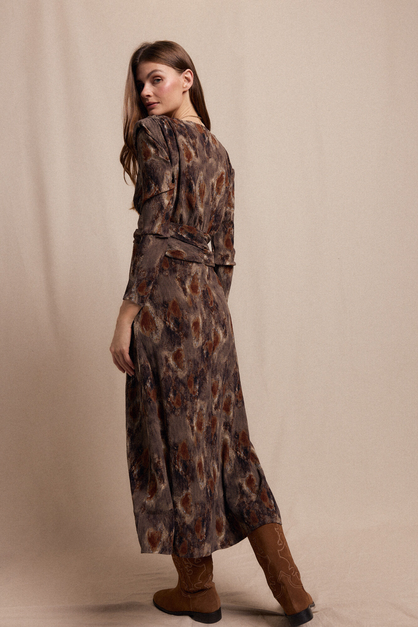 Slowlove Vestido textura elastico