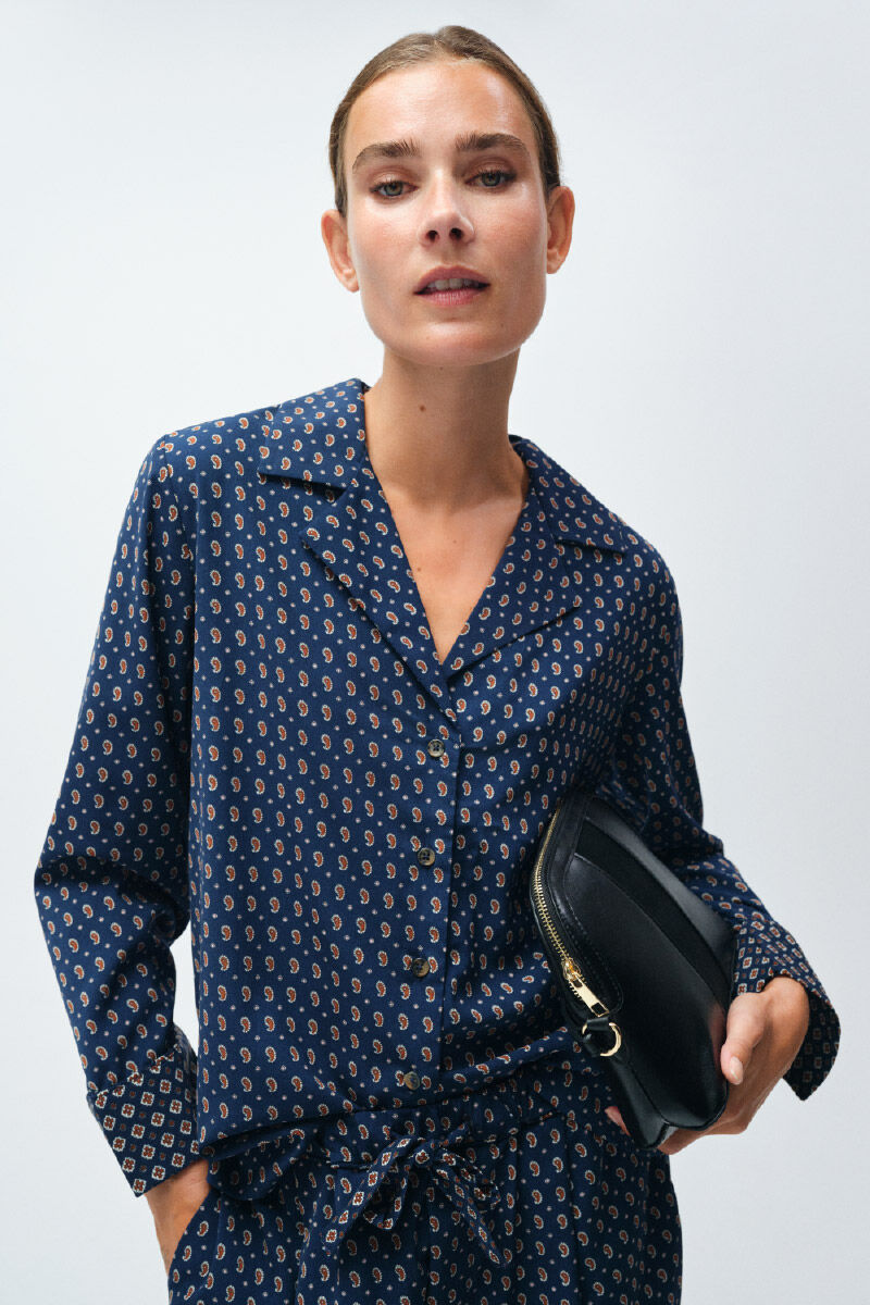 Cortefiel Bimaterial crossbody bag
