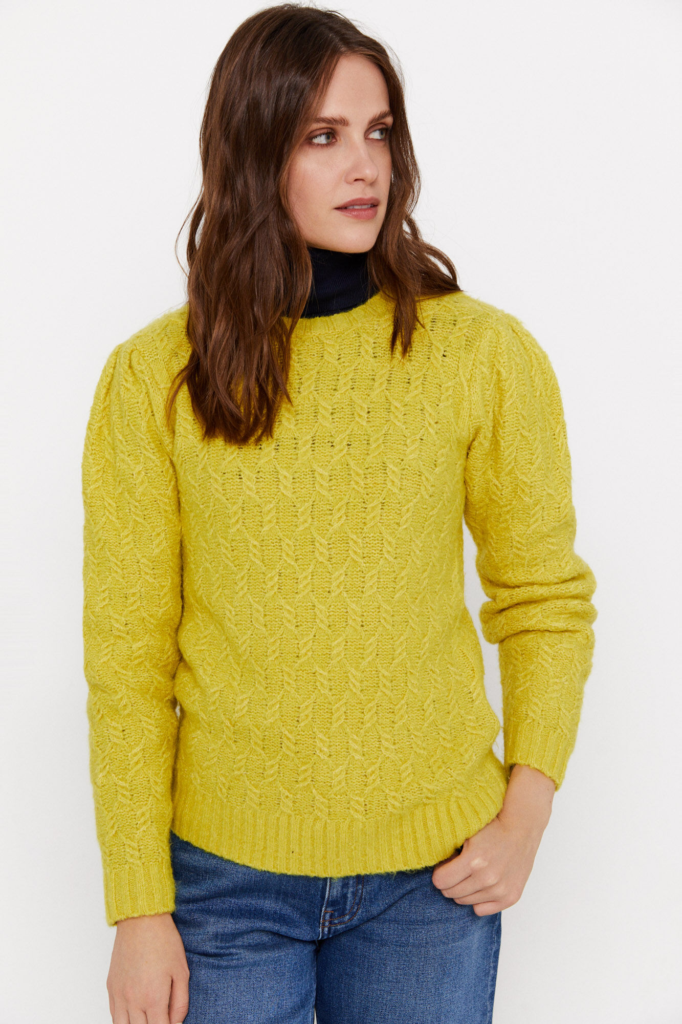 Textured knit cheap jumper