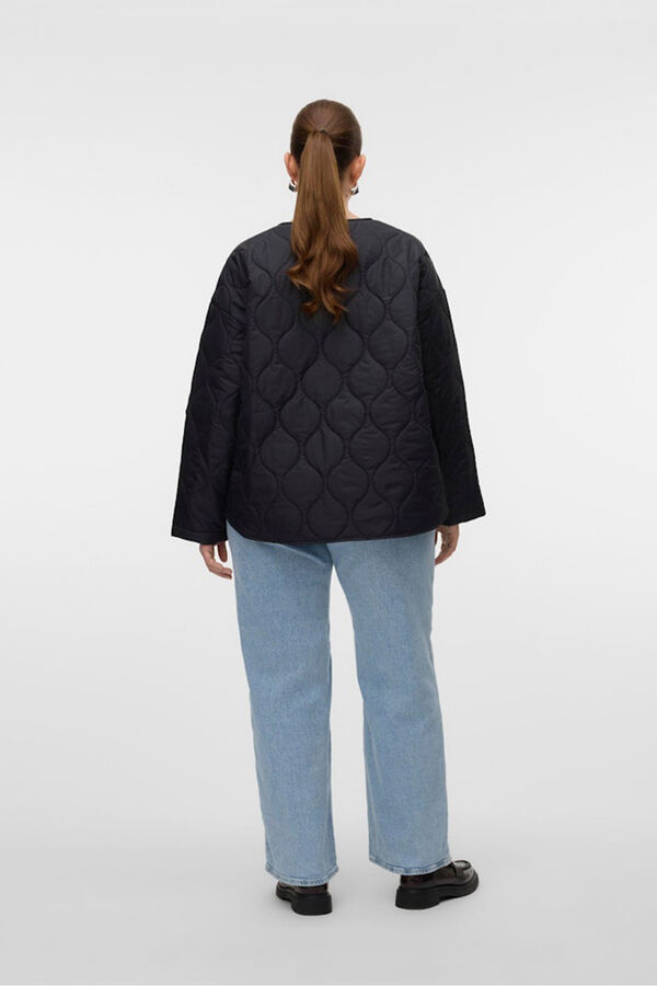 Vero Moda Curve Casaco acolchoada de tamanho grande Preto