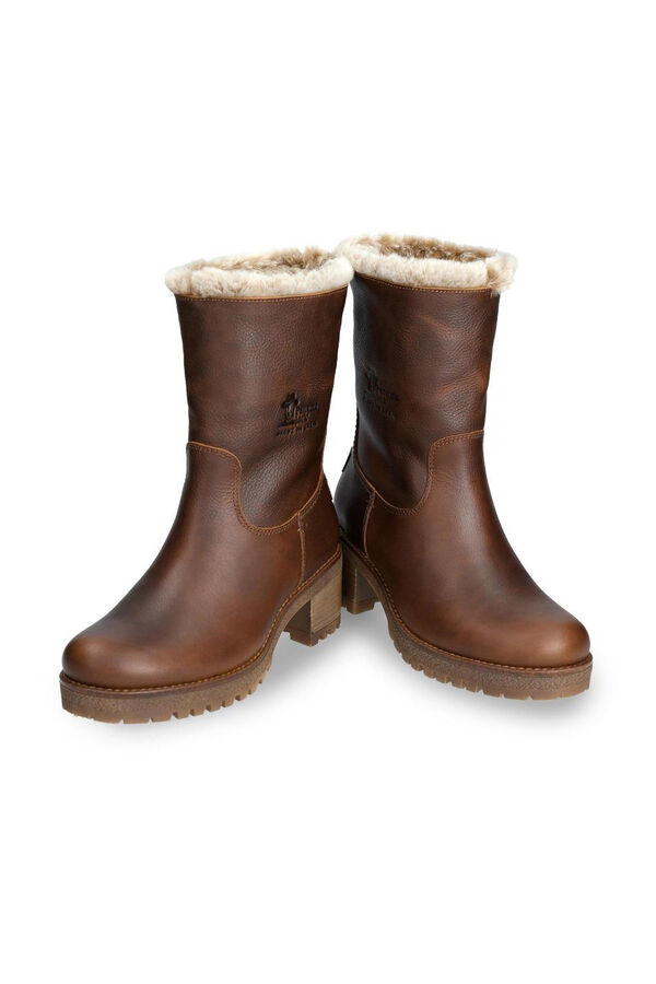 Panama Jack Botas de salto femininas Castanho