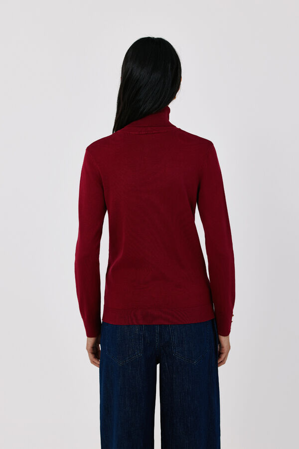 Cortefiel Camisola de gola alta Vermelho