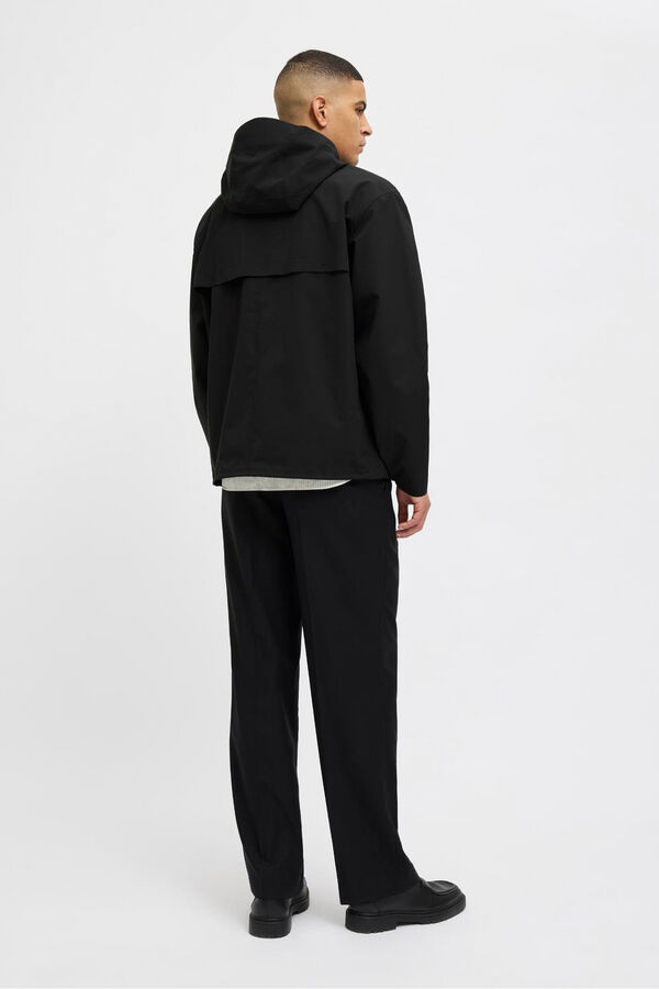 Jack & Jones Regular fit waterproof jacket Black