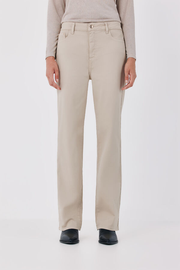 Cortefiel Sensational straight jeans Ivory
