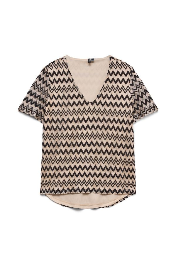 Vero Moda Top de manga curta Preto