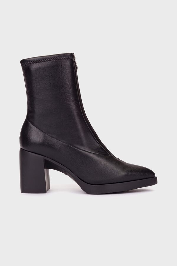 Wonders Botins Vera 04 em pele Preto