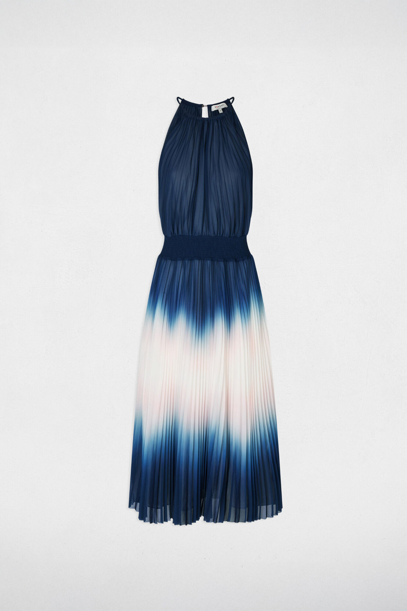 Morgan Vestido comprido plissado