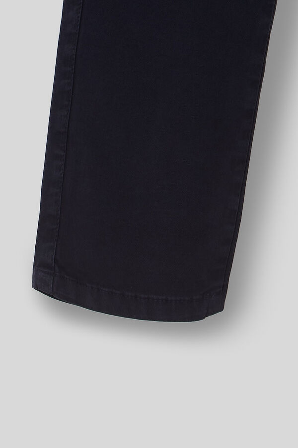 Silbon Casual navy blue chinos Navy