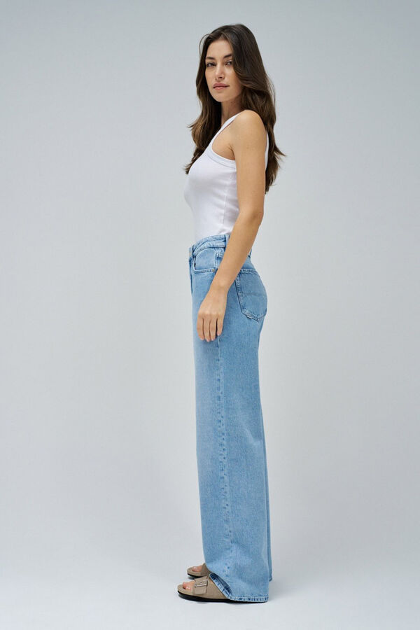 Salsa Jeans Calça jeans de perna larga Azul