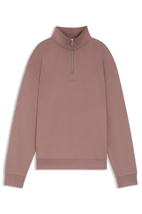 HUGO Sweatshirt com fecho-éclair Subiu