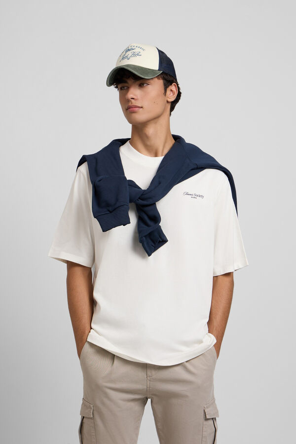 Silbon T-shirt especial para sociedade de tênis Ecru