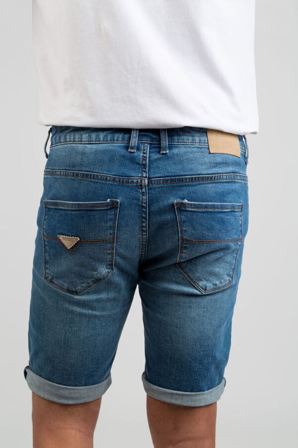 Privata Denim Bermuda shorts Blue