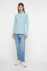 Cortefiel Columbia Glacial™ IV half-zip fleece for women Turquoise