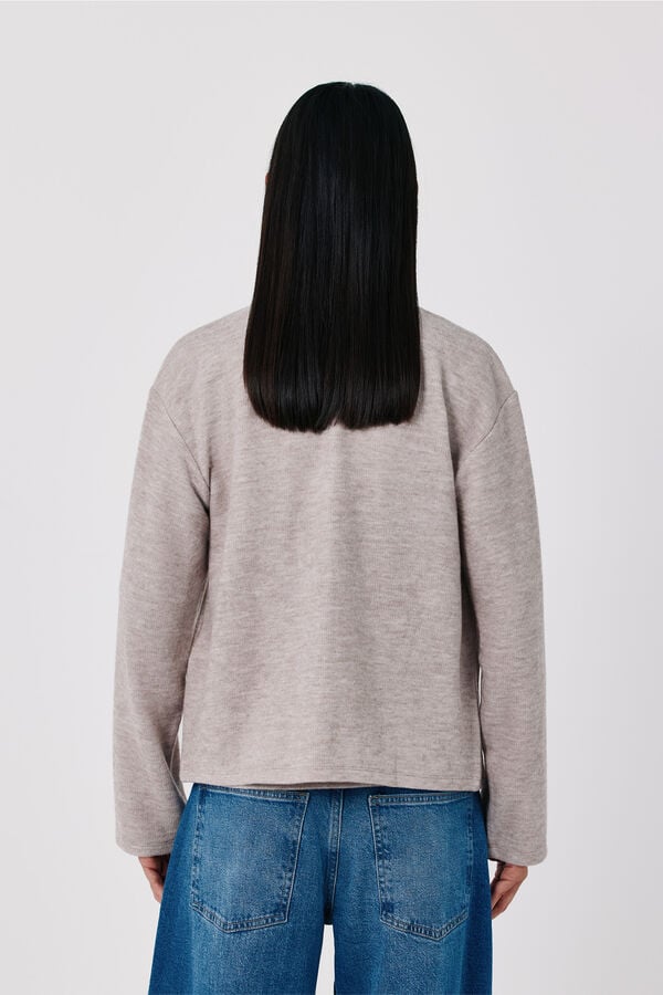 Cortefiel Knit bolero Beige