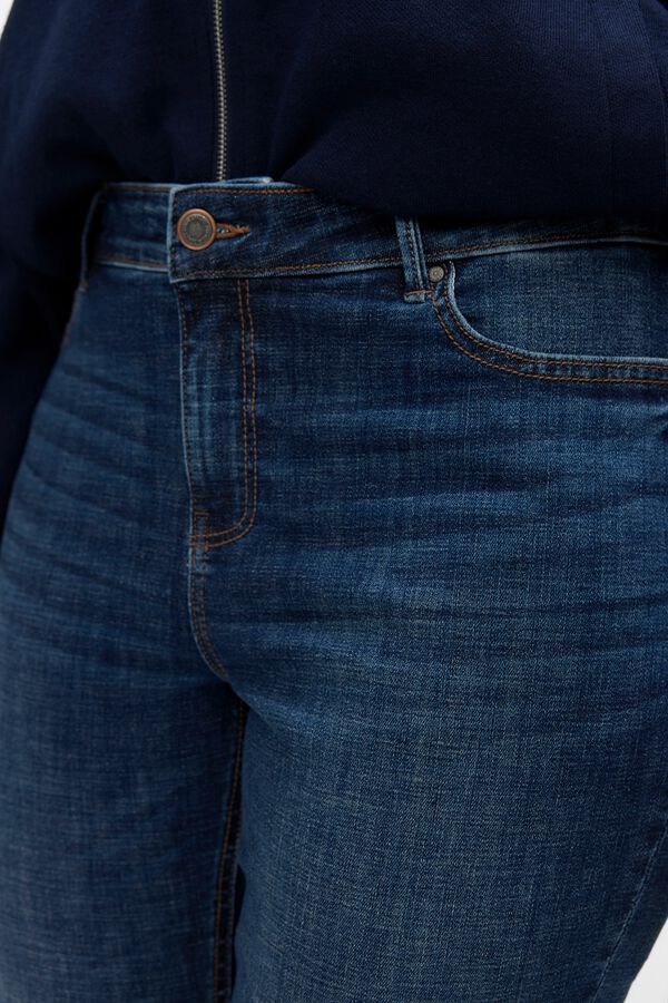 Vero Moda Curve Jeans skinny de cintura alta Azul