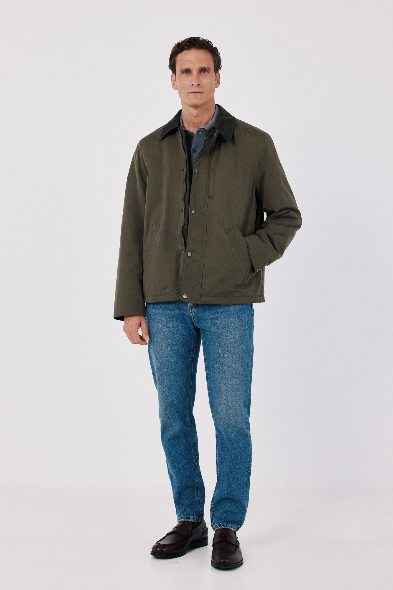 Cortefiel Heritage style combination jacket