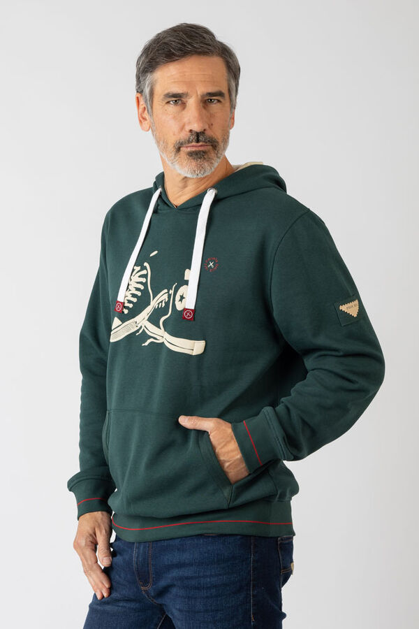 Privata Sweatshirt com capuz e bolsos Verde