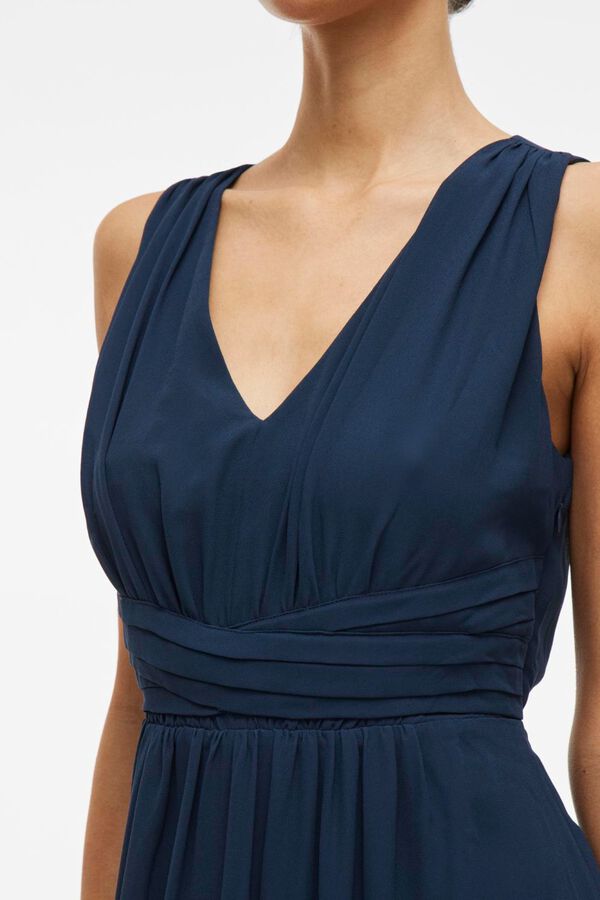 Vila Vestido comprido de festa Azul