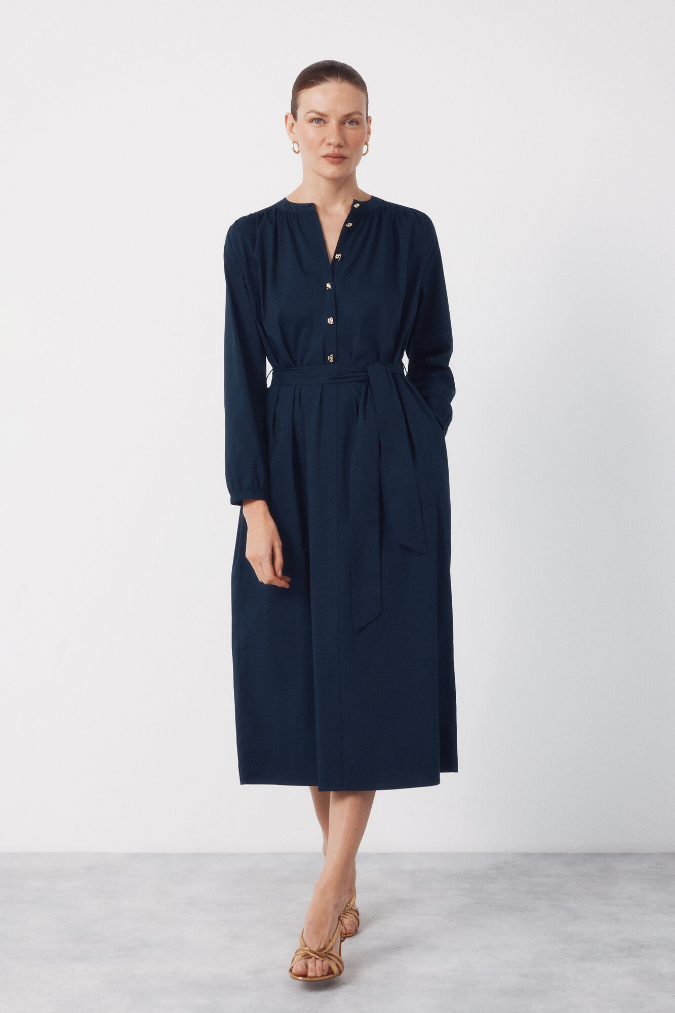 Cortefiel Poplin dress