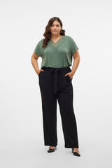 Vero Moda Curve Pantalón fluído talla grande Negro