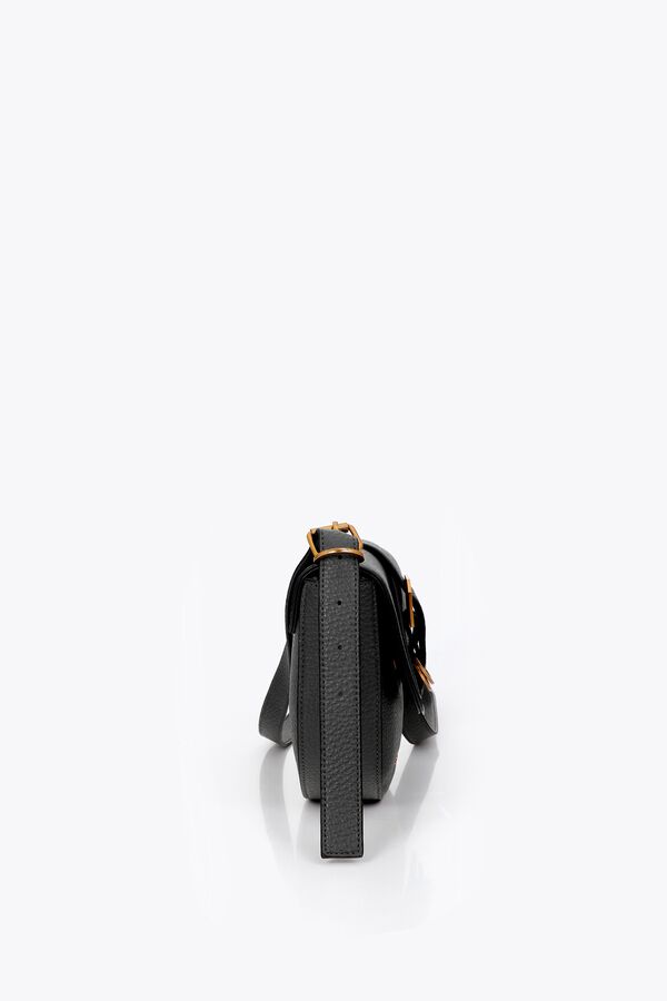 Lola Casademunt Crossbody bag with belt detail Black