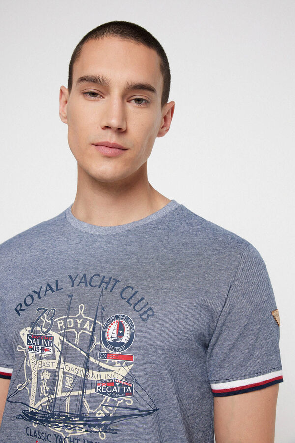 Privata Camiseta manga corta marinera Azul