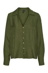 Vero Moda Camisa de manga manga comprida com decote em decote  Verde