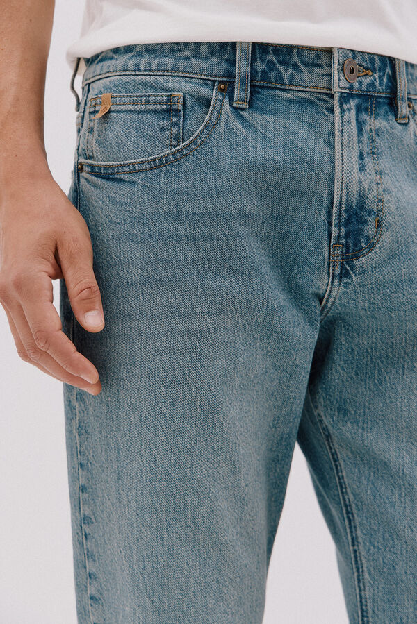 Cortefiel Regular fit jeans Blue