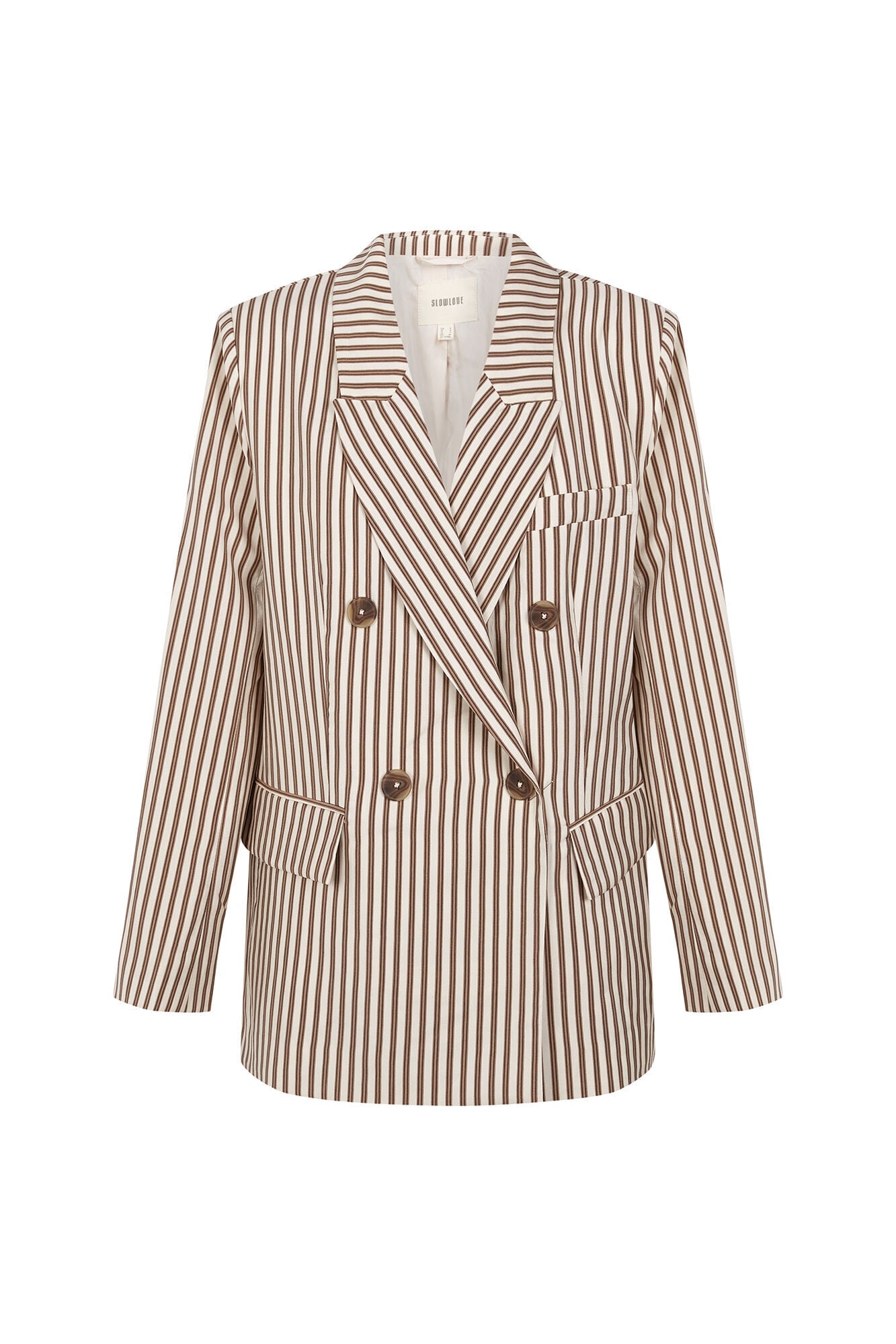 Slowlove Blazer oversized de rayas