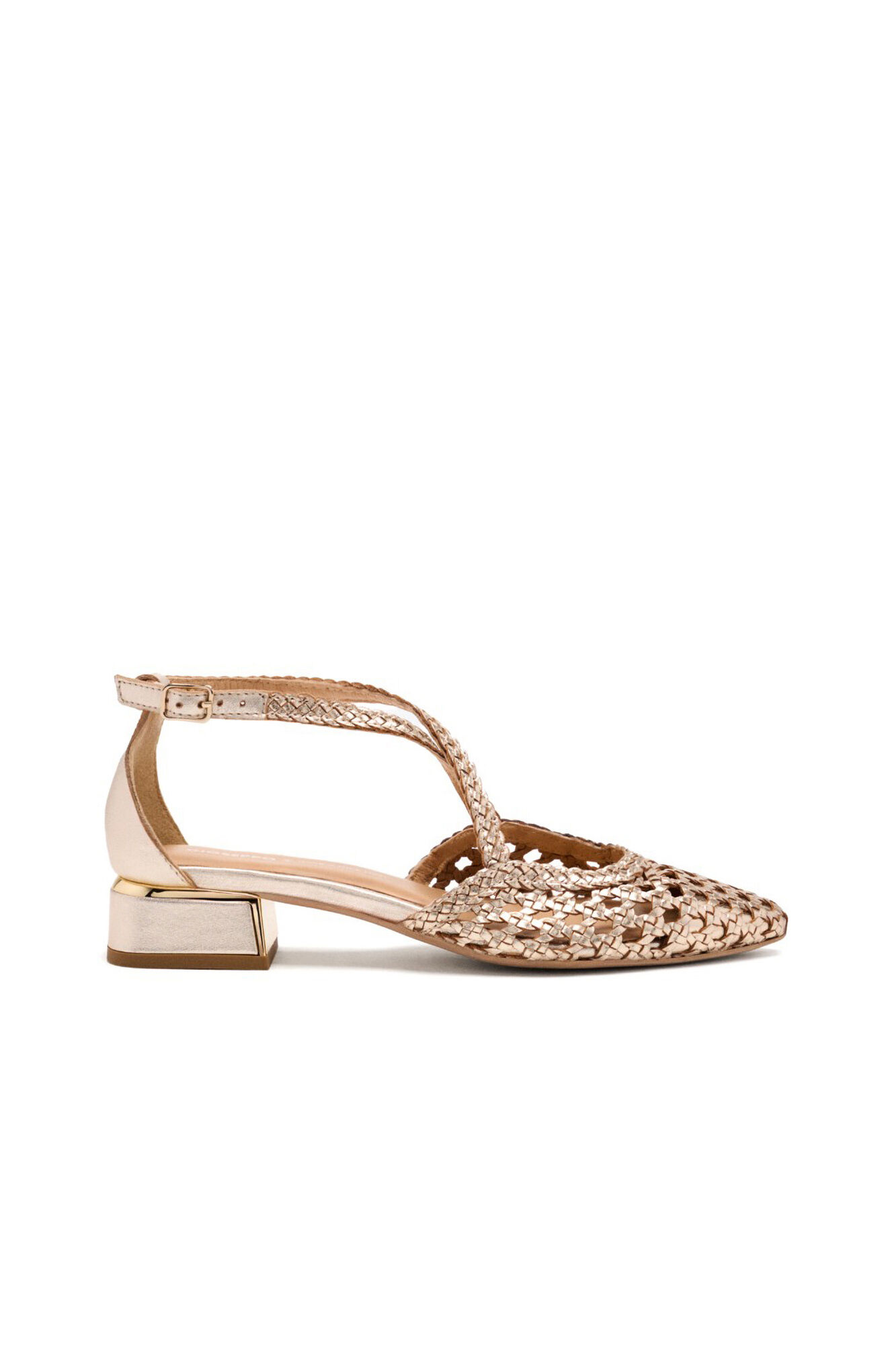 Gioseppo Sabrinas entran&ccedil;adas em pele brillion