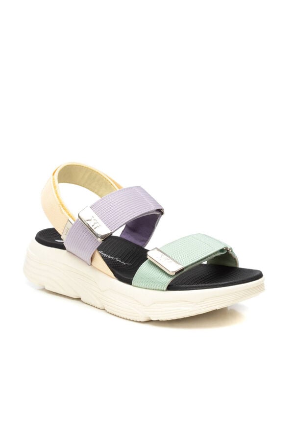 XTI Sand&aacute;lia de pala dupla com fecho adesivo Multicolorido