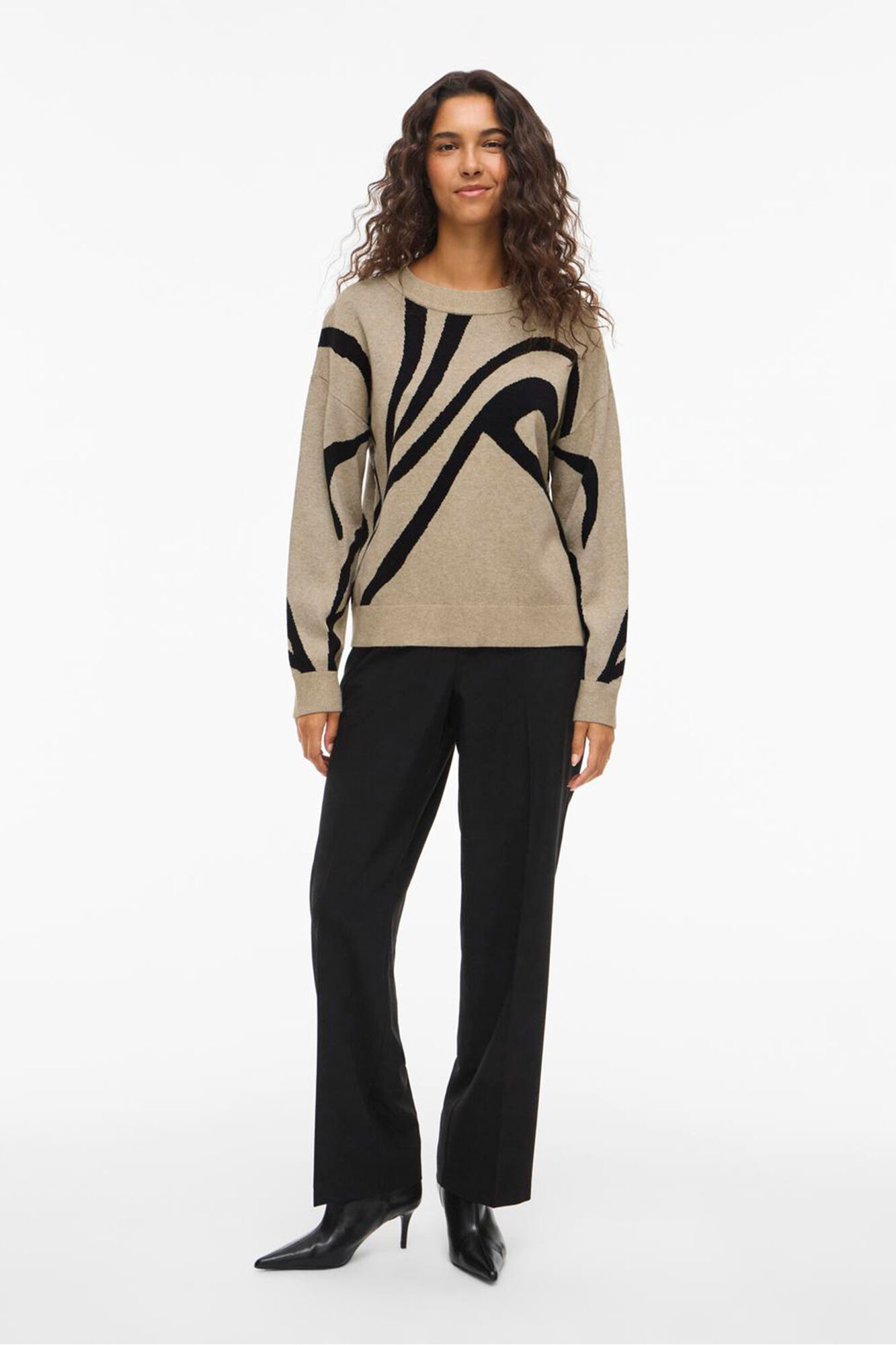 Vila Camisola de malha com viscose