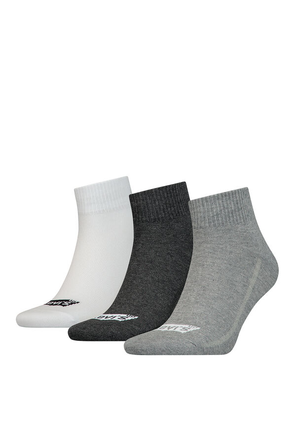 Cortefiel Pack de 3 calcetines de caña corta de Levi’s® Gris