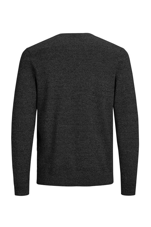 Cortefiel Essential V-neck jumper Grey
