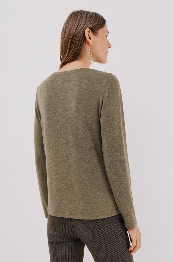 Cortefiel buttons box shirt Green